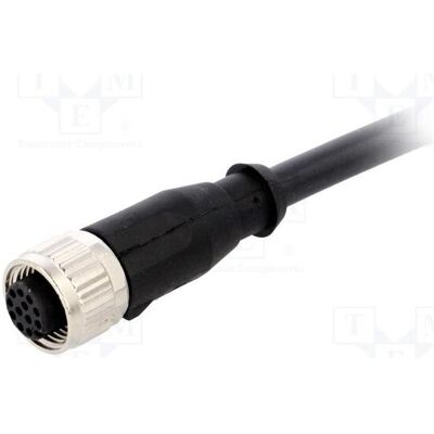Harting Connecteur : prise femelle M12 Broches : 12 Câbles droits de 5 m, Câble + prise électronique - Publicité Harting Connecteur : prise femelle M12 Broches : 12 Câbles droits de 5 m, Câble + prise électronique - Publicité