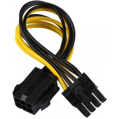 PowerGuard PCI-E 6-Pin zu 8-Pin GPU Grafikkarten Adapter Strom Kabel (12 cm, PCI-Express 6 broches, PCI-Express 8 broches), Câble interne (PC) - Publicité PowerGuard PCI-E 6-Pin zu 8-Pin GPU Grafikkarten Adapter Strom Kabel (12 cm, PCI-Express 6 broches, PCI-Express 8 broches), Câble interne (PC) - Publicité