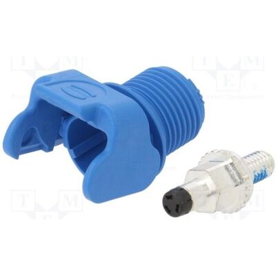 Harting Connecteur : prise d'alimentation CC mâle Inom : 120 A, 1,5 kV Broches : 1 vis, Câble + prise électronique, Bleu - Publicité Harting Connecteur : prise d'alimentation CC mâle Inom : 120 A, 1,5 kV Broches : 1 vis, Câble + prise électronique, Bleu - Publicité