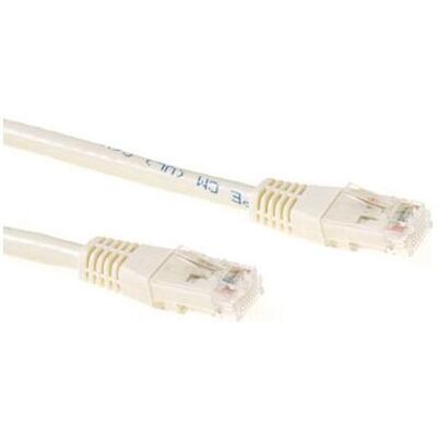 ACT Ivoire 10 mètres de câble patch U/UTP CAT6 avec connecteurs RJ45. Cat6 u/utp ivory 10.00m (U/UTP, CAT6, 10 m), Câble réseau - Publicité ACT Ivoire 10 mètres de câble patch U/UTP CAT6 avec connecteurs RJ45. Cat6 u/utp ivory 10.00m (U/UTP, CAT6, 10 m), Câble réseau - Publicité