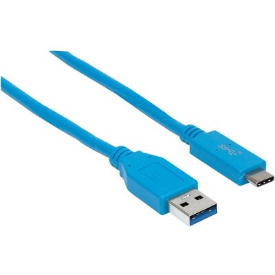 Manhattan Câble USB-C 3.1 Gen2, certifié USB-IF (1 m, USB 3.2 Gen 2x2), Câble USB - Publicité Manhattan Câble USB-C 3.1 Gen2, certifié USB-IF (1 m, USB 3.2 Gen 2x2), Câble USB - Publicité