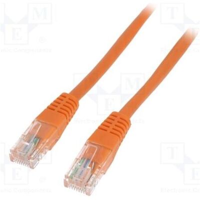 Qoltec Câble de raccordement U/UTP Cat 5e avec connecteurs RJ45, conducteurs toronnés en CCA aux deux (U/UTP, CAT5e, 1 m), Câble réseau - Publicité Qoltec Câble de raccordement U/UTP Cat 5e avec connecteurs RJ45, conducteurs toronnés en CCA aux deux (U/UTP, CAT5e, 1 m), Câble réseau - Publicité