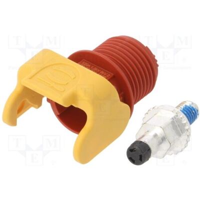 Harting Connecteur : prise d'alimentation CC mâle Inom : 120 A, 1,5 kV Broches : 1 vis, Câble + prise électronique, Rouge - Publicité Harting Connecteur : prise d'alimentation CC mâle Inom : 120 A, 1,5 kV Broches : 1 vis, Câble + prise électronique, Rouge - Publicité