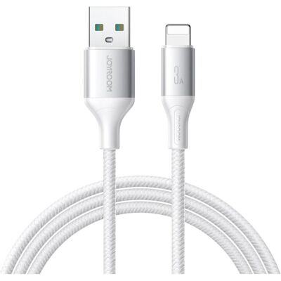 Joyroom Flash Series Fast Charging USB-A to Lightning Cable 3A, 1m - White (1 m, 18 W), Câble USB - Publicité Joyroom Flash Series Fast Charging USB-A to Lightning Cable 3A, 1m - White (1 m, 18 W), Câble USB - Publicité