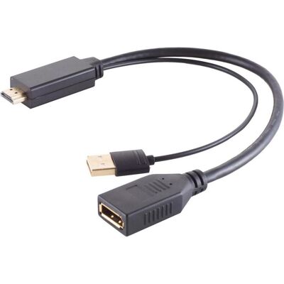 Shiverpeaks BS10-01010 - Adaptateur HDMI à DisplayPort - 30cm - Publicité Shiverpeaks BS10-01010 - Adaptateur HDMI à DisplayPort - 30cm - Publicité