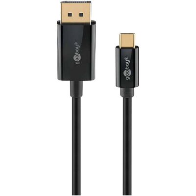 Câble USB-C vers DisplayPort Goobay 4K - 2m - Publicité Câble USB-C vers DisplayPort Goobay 4K - 2m - Publicité