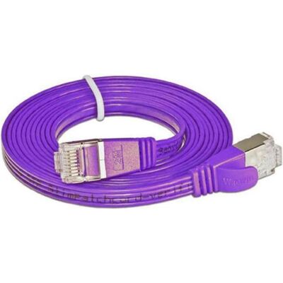 Câble réseau Cat6 Triotronik 0,5 m Violet STP - Publicité Câble réseau Cat6 Triotronik 0,5 m Violet STP - Publicité