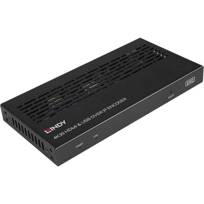 Lindy 4K30 HDMI & USB sur IP Encodeur Multicast & Mur d'images, Convertisseur vidéo - Publicité Lindy 4K30 HDMI & USB sur IP Encodeur Multicast & Mur d'images, Convertisseur vidéo - Publicité
