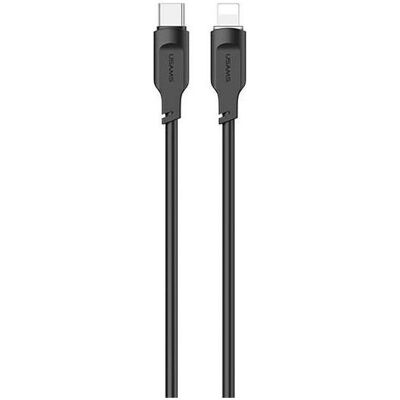 Usams Cordon de charge Type-C vers Lightning PD - Noir (1.20 m, USB 2.0, 20 W), Câble USB - Publicité Usams Cordon de charge Type-C vers Lightning PD - Noir (1.20 m, USB 2.0, 20 W), Câble USB - Publicité
