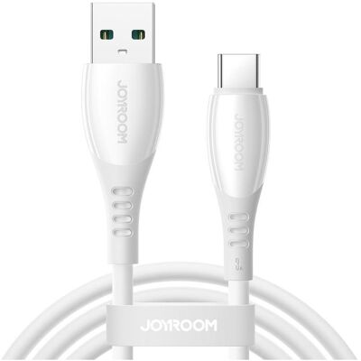 Joyroom S-A59 Vibrant Series 3A Fast Charging Data Cable (USB-A to Type-C) 1.2m - White (1.20 m), Câble USB - Publicité Joyroom S-A59 Vibrant Series 3A Fast Charging Data Cable (USB-A to Type-C) 1.2m - White (1.20 m), Câble USB - Publicité