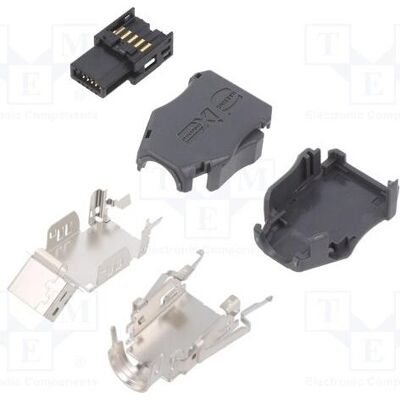 Harting Connecteur : ix Industrial mâle, ix Industrial femelle, nombre de broches : 10 A, Câble + prise électronique, Or - Publicité Harting Connecteur : ix Industrial mâle, ix Industrial femelle, nombre de broches : 10 A, Câble + prise électronique, Or - Publicité