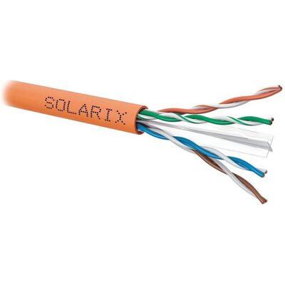 Câble réseau Solarix Cat6 UTP 500M Orange - Publicité Câble réseau Solarix Cat6 UTP 500M Orange - Publicité