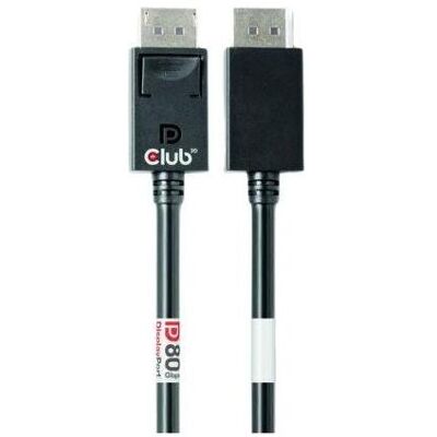 Club 3D DisplayPort – DisplayPort (1.20 m), Câble vidéo, Noir - Publicité Club 3D DisplayPort – DisplayPort (1.20 m), Câble vidéo, Noir - Publicité