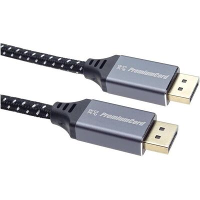 Premiumcord Displayport 1.4 - Connecteurs plaqués or - 3M - Publicité Premiumcord Displayport 1.4 - Connecteurs plaqués or - 3M - Publicité