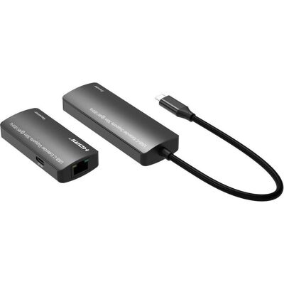 MicroConnect USB-C to HDMI Extender via (0.20 m), Câble vidéo, Argent - Publicité MicroConnect USB-C to HDMI Extender via (0.20 m), Câble vidéo, Argent - Publicité