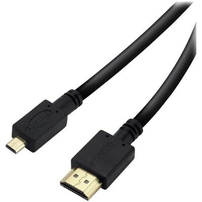 Vivanco Vvvhdmi15micro (1.50 m), Câble vidéo, Noir - Publicité Vivanco Vvvhdmi15micro (1.50 m), Câble vidéo, Noir - Publicité
