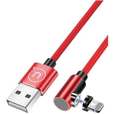 Câble Lightning magnétique Usams SJ444USB02 - 1m, Rouge - Câble de charge - Publicité Câble Lightning magnétique Usams SJ444USB02 - 1m, Rouge - Câble de charge - Publicité