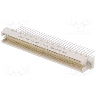 Harting Connecteur : fiche mâle DIN 41612, 64 broches droites a+c, 13 mm, Câble + prise électronique - Publicité Harting Connecteur : fiche mâle DIN 41612, 64 broches droites a+c, 13 mm, Câble + prise électronique - Publicité