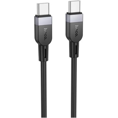 Hoco Cable X109 Energy 60W silicone charging data cable C to C(L=2M) Black (2 m, USB 3.2 Gen 2, 60 W), Câble USB - Publicité Hoco Cable X109 Energy 60W silicone charging data cable C to C(L=2M) Black (2 m, USB 3.2 Gen 2, 60 W), Câble USB - Publicité