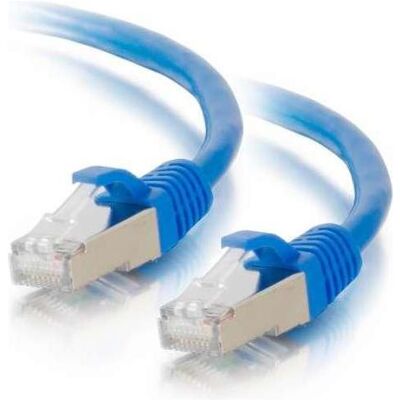 Mercodan KAT6A S/FTP 1,0m, Bl (S/FTP, CAT6a, 1 m), Câble réseau - Publicité Mercodan KAT6A S/FTP 1,0m, Bl (S/FTP, CAT6a, 1 m), Câble réseau - Publicité