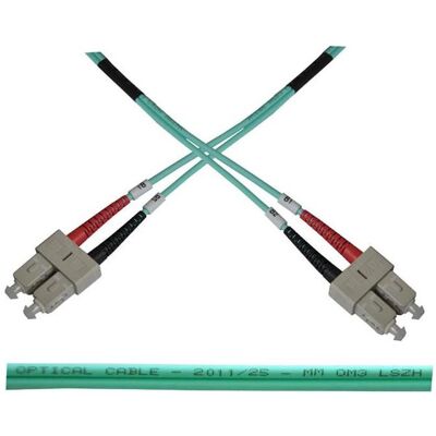 OEM Câble optique patch duplex SC-SC 50/125 MM 2m OM3 (2 m), Câble réseau - Publicité OEM Câble optique patch duplex SC-SC 50/125 MM 2m OM3 (2 m), Câble réseau - Publicité