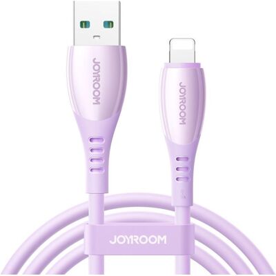 Joyroom S-A59 Vibrant Series 3A Fast Charging Data Cable (USB-A to Lightning) 1.2m - Purple (1.20 m), Câble USB - Publicité Joyroom S-A59 Vibrant Series 3A Fast Charging Data Cable (USB-A to Lightning) 1.2m - Purple (1.20 m), Câble USB - Publicité