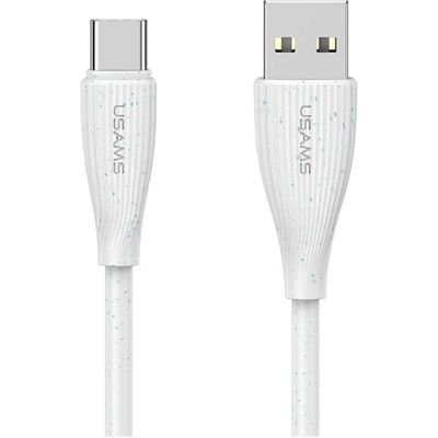 Usams Kabel Green Series SJ714 18W 3A USB-A do USB-C 1m biały (1 m, 18 W), Câble USB - Publicité Usams Kabel Green Series SJ714 18W 3A USB-A do USB-C 1m biały (1 m, 18 W), Câble USB - Publicité