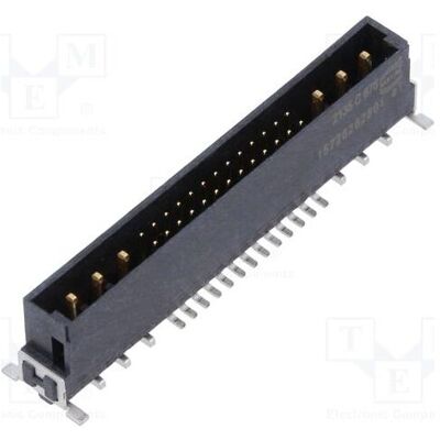 Harting Connecteur : prise mâle PCB-PCB, 32 broches (6+26), droites, montage CMS, Câble + prise électronique - Publicité Harting Connecteur : prise mâle PCB-PCB, 32 broches (6+26), droites, montage CMS, Câble + prise électronique - Publicité