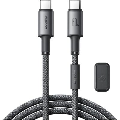 Joyroom S-A50 Série Illimitée 60W Câble Usb-C - Organisateur Magnétique 1,2M - Gris - Publicité Joyroom S-A50 Série Illimitée 60W Câble Usb-C - Organisateur Magnétique 1,2M - Gris - Publicité