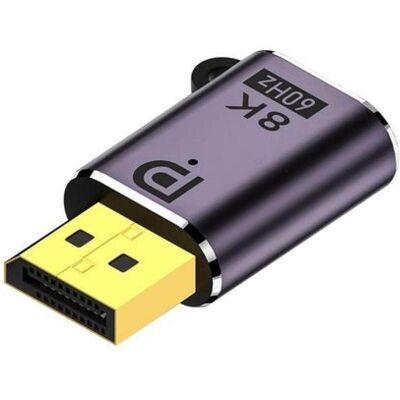 PowerGuard DisplayPort Short Extension 8K 60Hz DP Connector, Adaptateur données + vidéo, Gris - Publicité PowerGuard DisplayPort Short Extension 8K 60Hz DP Connector, Adaptateur données + vidéo, Gris - Publicité