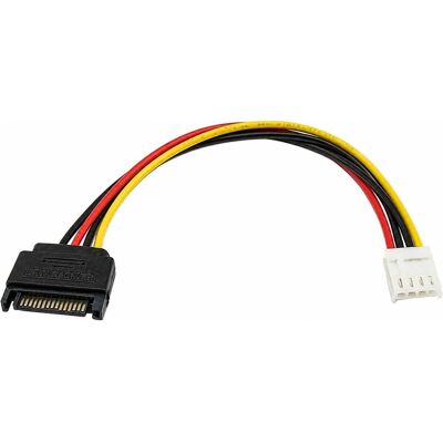 PowerGuard Câble adaptateur d'alimentation SATA mâle 15 broches vers Floppy femelle 4 broches (Disquette, SATA), Câble interne (PC) - Publicité PowerGuard Câble adaptateur d'alimentation SATA mâle 15 broches vers Floppy femelle 4 broches (Disquette, SATA), Câble interne (PC) - Publicité