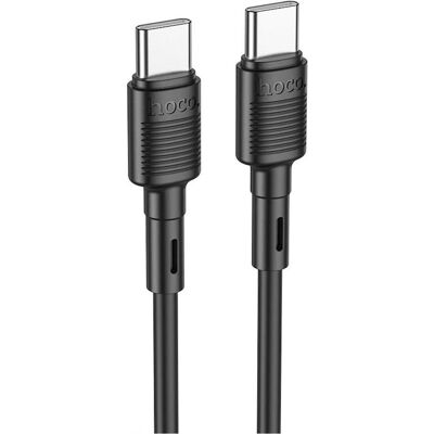 Hoco Cable cable Type C to Type C PD 3A 60W X83 1 m black (1 m, USB 3.2 Gen 1, 60 W), Câble USB - Publicité Hoco Cable cable Type C to Type C PD 3A 60W X83 1 m black (1 m, USB 3.2 Gen 1, 60 W), Câble USB - Publicité