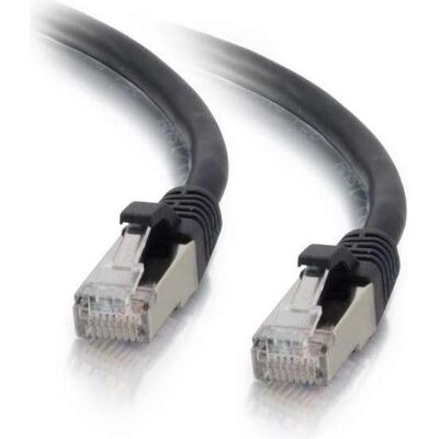 Mercodan KAT6A S/FTP 0,5m, Sort (S/FTP, CAT6a, 0.50 m), Câble réseau - Publicité Mercodan KAT6A S/FTP 0,5m, Sort (S/FTP, CAT6a, 0.50 m), Câble réseau - Publicité