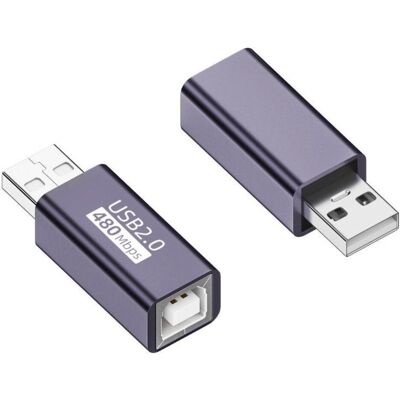 PowerGuard Adaptateur USB B 2.0 (femelle) femelle vers USB A 2.0 (mâle) (USB 2.0), Câble USB - Publicité PowerGuard Adaptateur USB B 2.0 (femelle) femelle vers USB A 2.0 (mâle) (USB 2.0), Câble USB - Publicité