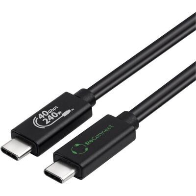 MicroConnect ReConnect USB4 Gen 3x2 cable (0.50 m, USB 4), Câble USB - Publicité MicroConnect ReConnect USB4 Gen 3x2 cable (0.50 m, USB 4), Câble USB - Publicité