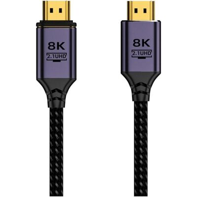 PowerGuard Insnap Câble HDMI 2.1 Nylon magnétique Braid UHD 8K 4K 240Hz 48Gbps 0.5m (0.50 m), Câble vidéo, Noir, Gris - Publicité PowerGuard Insnap Câble HDMI 2.1 Nylon magnétique Braid UHD 8K 4K 240Hz 48Gbps 0.5m (0.50 m), Câble vidéo, Noir, Gris - Publicité