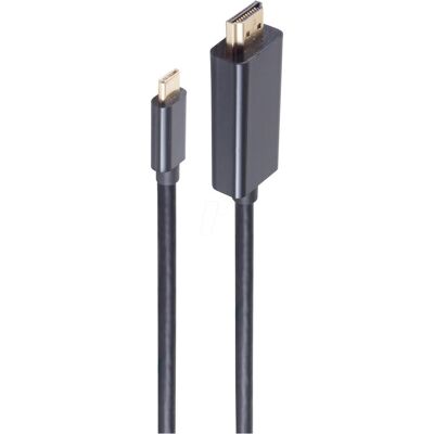 Shiverpeaks BS10-57045 Adaptateur de câble vidéo - 3 m USB-C HDMI Noir - Publicité Shiverpeaks BS10-57045 Adaptateur de câble vidéo - 3 m USB-C HDMI Noir - Publicité