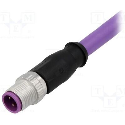 Harting Connecteur : fiche mâle M12, 4 broches droites, code B – Profibus, 10 m, Câble + prise électronique - Publicité Harting Connecteur : fiche mâle M12, 4 broches droites, code B – Profibus, 10 m, Câble + prise électronique - Publicité