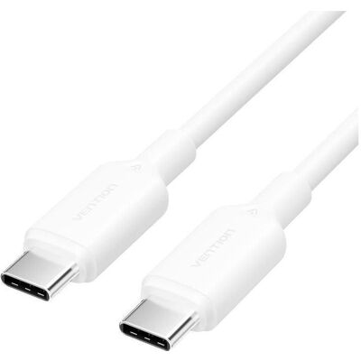 Câble USB-C Vention TRCWF Blanc - Chargement rapide et synchronisation - Publicité Câble USB-C Vention TRCWF Blanc - Chargement rapide et synchronisation - Publicité