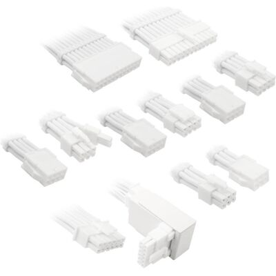 Kolink Marque Modèle 12V2x6 Blanc - Kit d’extension de câble pour PC - Publicité Kolink Marque Modèle 12V2x6 Blanc - Kit d’extension de câble pour PC - Publicité