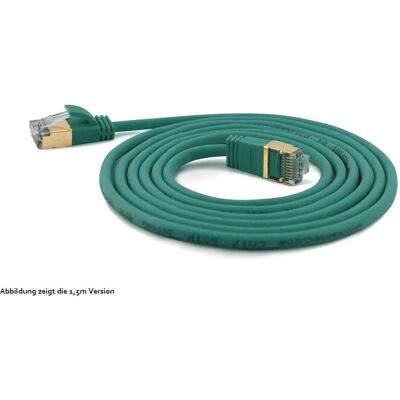 Wantecwire 7217 - Câble réseau 2m avec CAT7 blindé - Vert - Publicité Wantecwire 7217 - Câble réseau 2m avec CAT7 blindé - Vert - Publicité