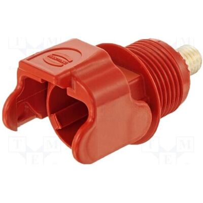 Harting Connecteur : prise d'alimentation CC mâle Inom : 200 A, 1,5 kV Broches : 1 vis, Câble + prise électronique, Rouge - Publicité Harting Connecteur : prise d'alimentation CC mâle Inom : 200 A, 1,5 kV Broches : 1 vis, Câble + prise électronique, Rouge - Publicité