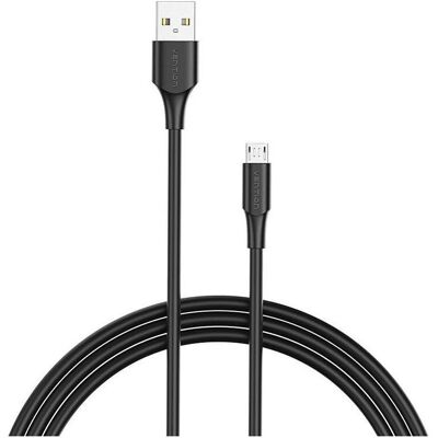 Vention USB 2.0 mâle vers micro-B mâle 2A 2m CTIBH (black) (2 m, USB 2.0, 60 W), Câble USB - Publicité Vention USB 2.0 mâle vers micro-B mâle 2A 2m CTIBH (black) (2 m, USB 2.0, 60 W), Câble USB - Publicité