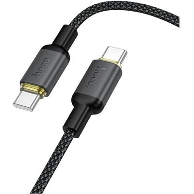 Hoco Câble USB-C vers USB-C 3 A, 60 W, 1 m, X128 Benefit, noir (1 m, 60 W), Câble USB - Publicité Hoco Câble USB-C vers USB-C 3 A, 60 W, 1 m, X128 Benefit, noir (1 m, 60 W), Câble USB - Publicité