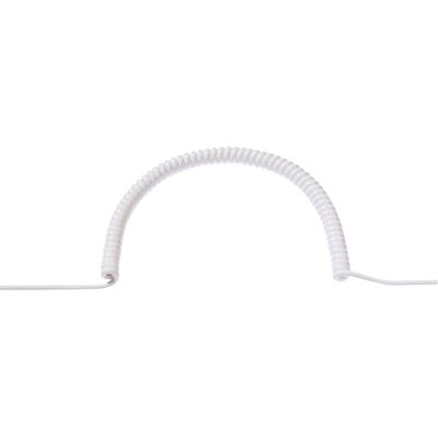 Bachmann Câble spiralé H05VV-F (6 m), Câble d'alimentation, Blanc - Publicité Bachmann Câble spiralé H05VV-F (6 m), Câble d'alimentation, Blanc - Publicité