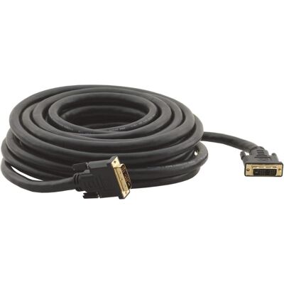 Kramer C-DM/DM/XL Series C-DM/DM/XL-50 - Câble DVI - liaison simple - DVI-D (M) à DVI-D (M) - 15,2 m (15.20 m), Câble vidéo - Publicité Kramer C-DM/DM/XL Series C-DM/DM/XL-50 - Câble DVI - liaison simple - DVI-D (M) à DVI-D (M) - 15,2 m (15.20 m), Câble vidéo - Publicité