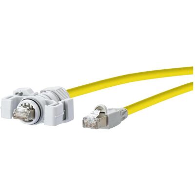 Metz Connect IP67 1m Câble Ethernet CAT6 Jaune - Publicité Metz Connect IP67 1m Câble Ethernet CAT6 Jaune - Publicité