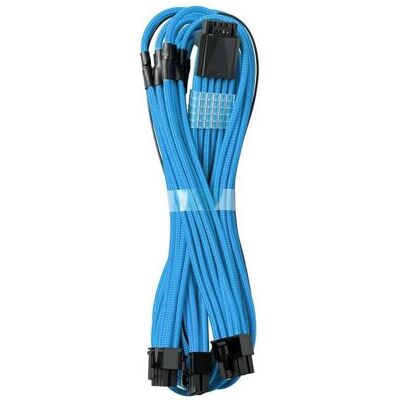 Câble PCI-e 12VHPWR bleu clair CableMod pour Corsair - 60cm - Câble d'alimentation PC - Publicité Câble PCI-e 12VHPWR bleu clair CableMod pour Corsair - 60cm - Câble d'alimentation PC - Publicité