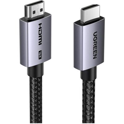 Ugreen HDMI – HDMI (2 m), Câble vidéo, Noir, Gris - Publicité Ugreen HDMI – HDMI (2 m), Câble vidéo, Noir, Gris - Publicité