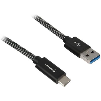 Câble USB Sharkoon - USB A à USB C, 1m - USB 3.2 - Publicité Câble USB Sharkoon - USB A à USB C, 1m - USB 3.2 - Publicité